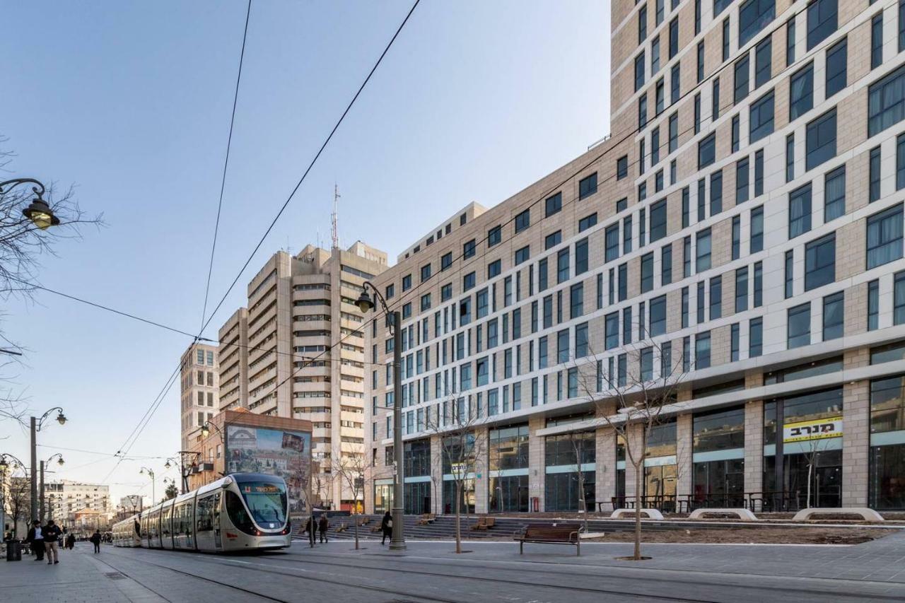 Modern 1bdr in central area Ierusalim Exterior foto